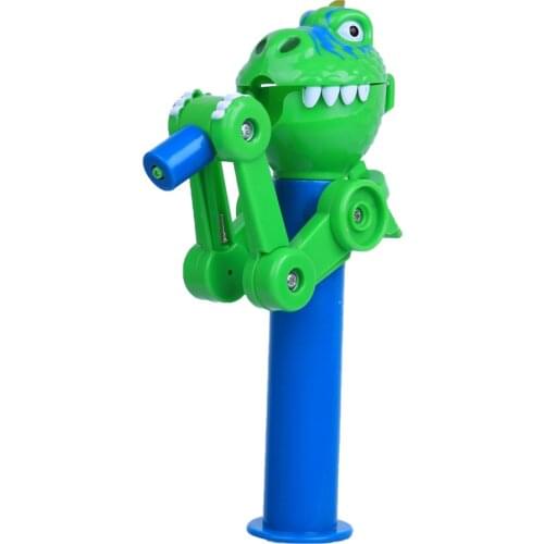 Creative Lollipop Robot Holder Novelty Dinosaur Shape Lollipop Candy Storage Decompression Toy For Children Gifts