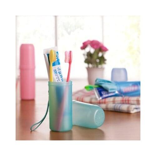 Fashion Convenient travel type wash toothbrush cup receive case toothbrush box 20.8*4.4cm free shipping
