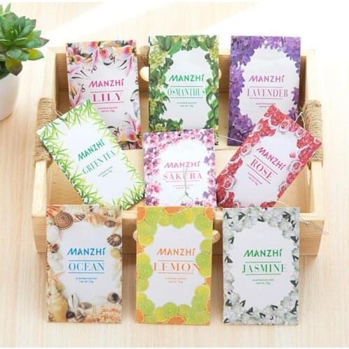 Natural sachet Aromatherapy bag Hanging Fragrant Sachet for Wardrobe Closet Car Fragrance Air Freshening Home Scents
