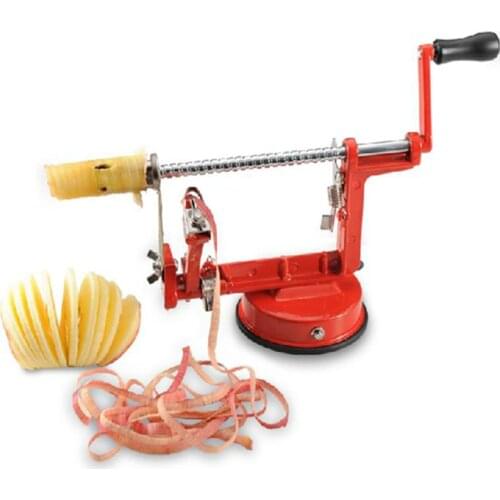 New 3 In 1 Spiral Apple Peeler Corer Potato Slinky Peeling Machine Cutter Slicer Fruit Vegetable Tools Kitchen Accessories