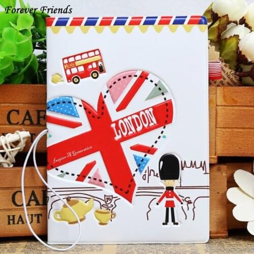 ForeverFriendsflag soldiers PU lear passport cover,ID Card Holder, Passport holder for travel,porte carte credit size 9.6*14cm