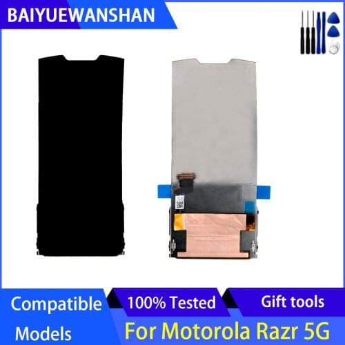 Original For Motorola Moto RAZR 5G XT2071 Secondary Screen LCD Screen with Digitizer Replacement for Motorola Moto RAZR XT2071