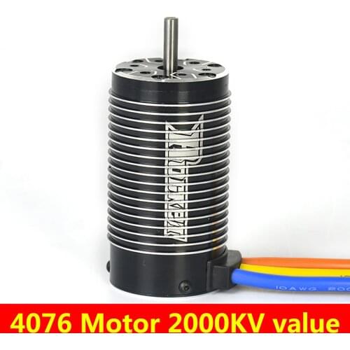 RC Car Rocket 4076 4274 2000KV Brushless Sensorless Motor for MT 1/8 Drift Racing Bigfoot Truck Off Road Cars