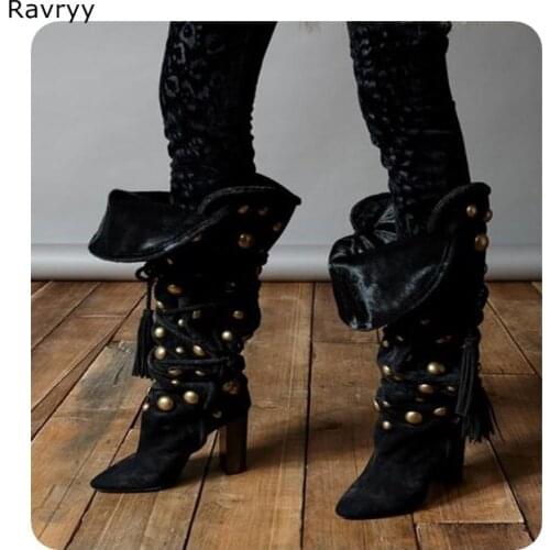 Ravryy Women's High Boots