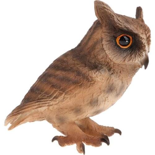 Realistic Owl Bird Wild Animal Action Figure PVC Model Craft Eduaction Kids Toy