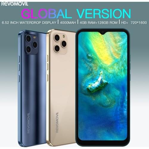 Global Version X12 Smartphone 4GB 64GB 6.52"HD Screen +4150mAh Octa Core Android11 Mobile Phone 13M/8M AI Triple Camera Phone