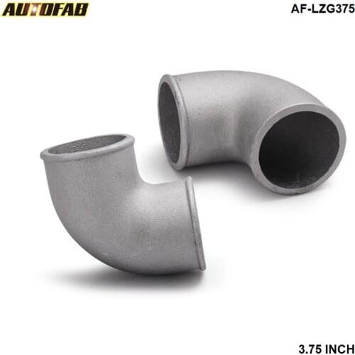 Pipe Joiner 96mm 3.75" Cast Aluminum 90 Degree Elbow Pipe Turbo Intercooler pipe For Honda Civic Ek Lx Si 99 AF-LZG375