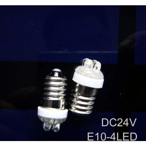 High quality E10 24v led lamp,E10 led Indicator Light E10 led Warning lights E10 24v led Signal lights free shipping 20pcs/lot