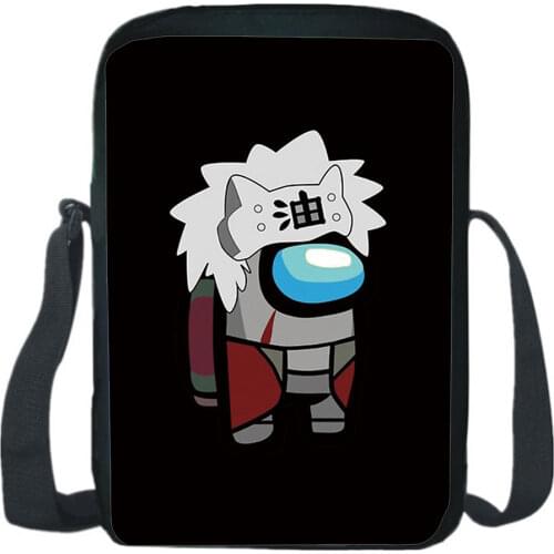Japan Anime Shoulder Bags Kakashi Canvas Messenger Bag Children Cosplay Rucksack Casual Messenger Sling Bags Kids Gift