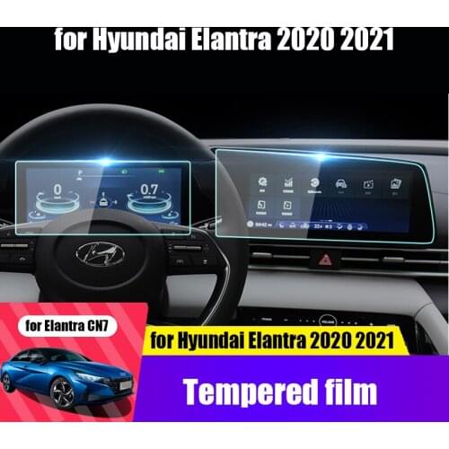 For Hyundai Elantra Avante CN7 2020 2021 dashboard navigation toughened film TPU soft film to protect against scratches