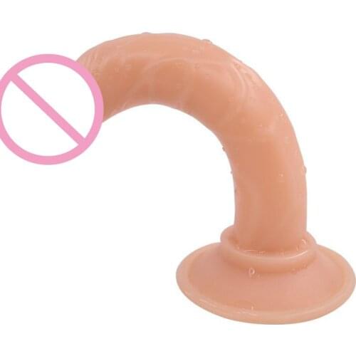 Female Masturbation Soft Dildo Vagina G-spot Massager Realistic Dildo Suction Cup Dildo Anal Butt Toys Vibrator Dildos For Women