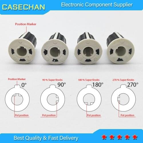 10pcs For PIONEER Mixer DJM Potentiometer Knob Cap / 90 degree 270 degree audio volume adjustment cap