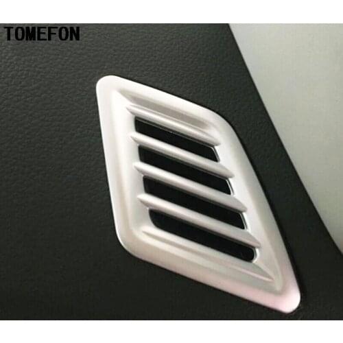 2pcs For Nissan Pulsar / Sentra / Sylphy 2012-2016 Front Upper Interior Air Condition Vent Outlet Cover Trim
