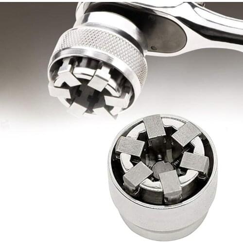 3/8\" Magical Universal Screw Wrench Socket Adjust 10-19mm Multifunction Sleeve 203F