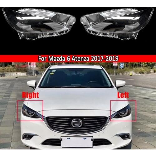 Car Front Headlamp Lens Auto Shell Cover For Mazda 6 Atenza 2017 2018 2019 Headlight Lampshade Lampcover Bright Lamp Shade