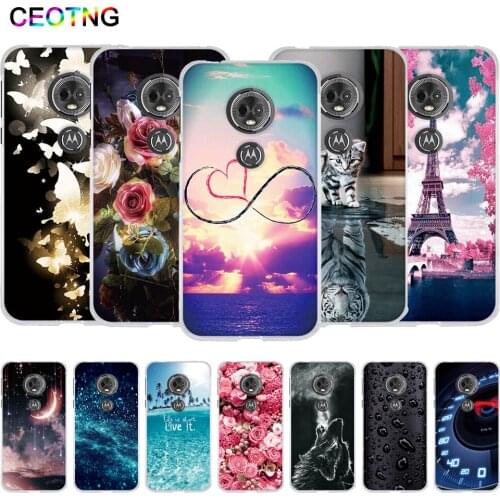 Case for Motorola Moto E5 E (5th Gen.) Soft Silicone Cover for MOTO E5 Case Back Phone Shells for MOTO G6 Play Bag Funda Bumper