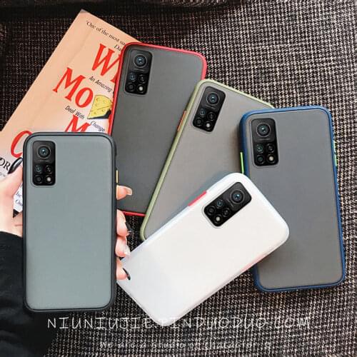 For Xiaomi Mi 10T Pro Case Hard Pc Transparent Matte shockproof Protective Back Cover case for xiaomi mi 10t Mi10T Pro 10TPro