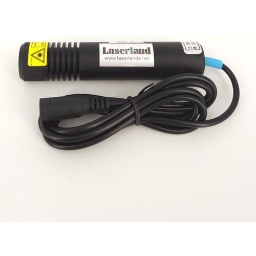 22X100mm 405nm 100mW Blue LINE Laser Module Diode LD + adapter