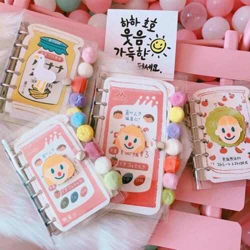 Kawaii A6 Diary DIY Planner Organizer Korean Cute Grid Notebook Agenda 2020 Bullet Magazines Spiral Tab Rings Note Book Gift
