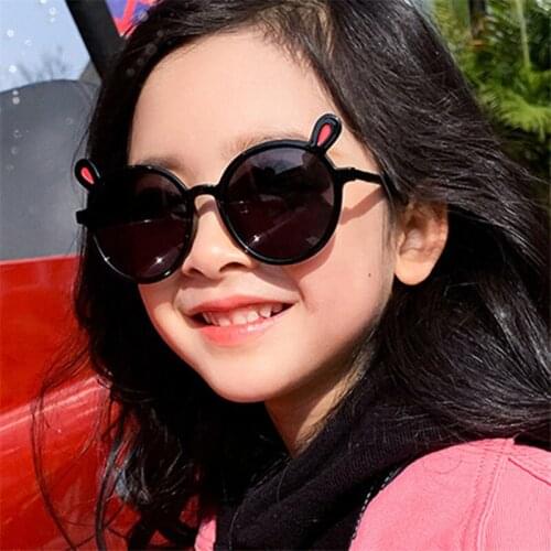 Fashion Round Sunglasses Children New Retro Cartoon Design UV400 Cute Kids Sun Glasses KS007