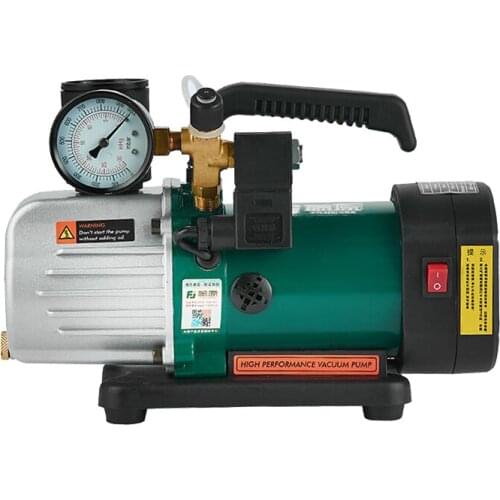 Single-stage Rotary Blade Intelligent Vacuum Pump Packing Machine Laboratory Refrigerator Suction Pump Portable 220V Vacuum Pump