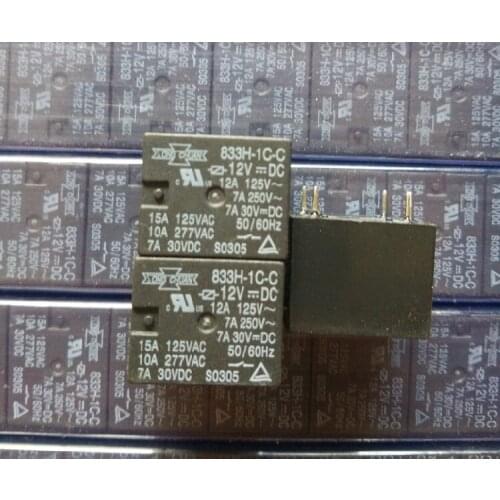 Relay 833H-1C-12VDC 10A 5-pin DC12V