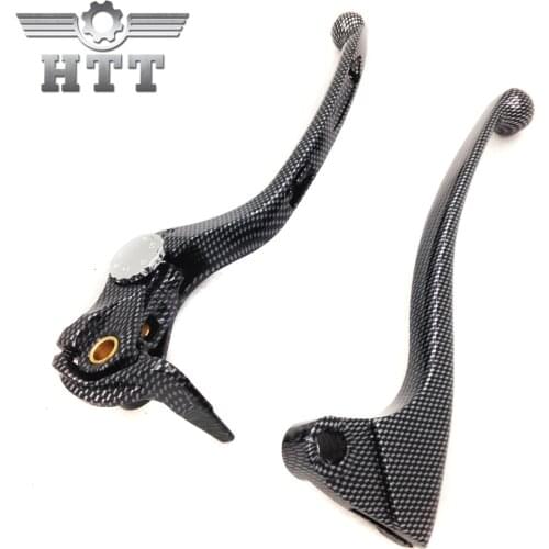 Aftermarket free shipping motorcycle parts Brake Clutch Lever fit for Kawasaki Ninja 636 ZX ZX6R ZX6RR 2005 2006 Carbon