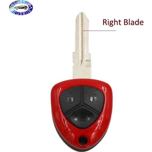 3 Buttons Replacement Blank Fob Key Case Remote Smart Key Shell for Ferrari 458 612 599 Right Blade