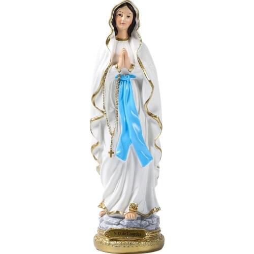 Resin Madonna Virgin Mary Statue Figurine Wedding Gift Xmas Home Tabletop Decorative