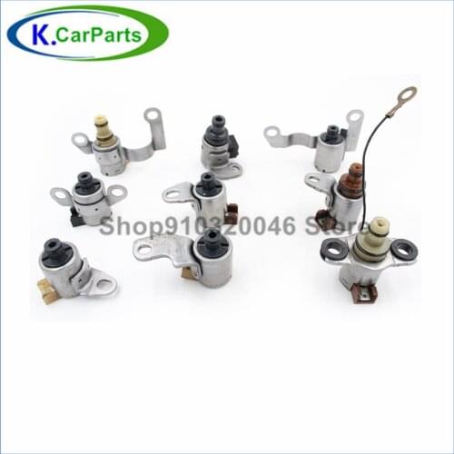 9PCS JF506E solenoid 09A 09B 5F31Transmission Shift Solenoid Gearbox Kit For VW Jaguar Land Rover Remanufactured