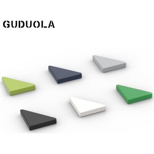 Guduola Tile 2x2 Triangular (35787/69537) MOC Building Block Toys Parts 10pcs/LOT