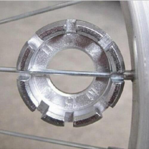 Bicycle 8 Way Spoke Nipple Key Bike Cycling Wheel Rim Repair Spanner Wrench Tool For Bicycle Motorcycle Car Tool