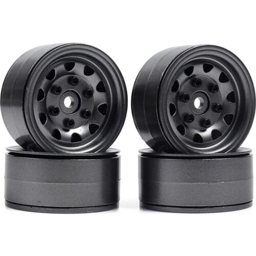 High-quality 4Pcs/lot Metal 1.9Inch Beadlock Wheel Rim Hub for 1/10 RC Crawler Car Axial SCX10 Traxxas TRX4 RC4Wd D90 D110