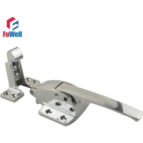 1pc Zinc Alloy Oven Door Handle Lock 160mm Length Pull Handle Latch for Refrigerator Freezer