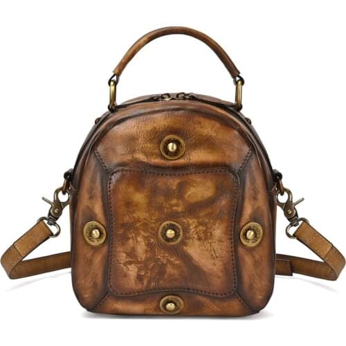Restoring Ancient Ways Pure Manual Womens Bags Summer Brand Handmade Large Capacity Cowhide Leisure Chic Shoulder Bags