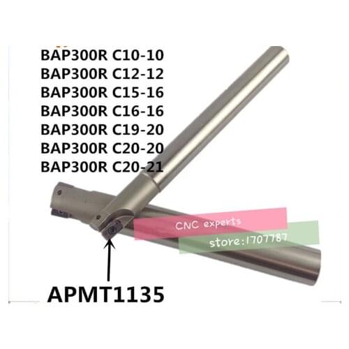 1PCS BAP300R C10-10 C12-12 C12-13 C14-14-13 C16-16 C20-20 C20-21 2T Angle 90 Degree milling cutter arbor for APMT1135 inserts