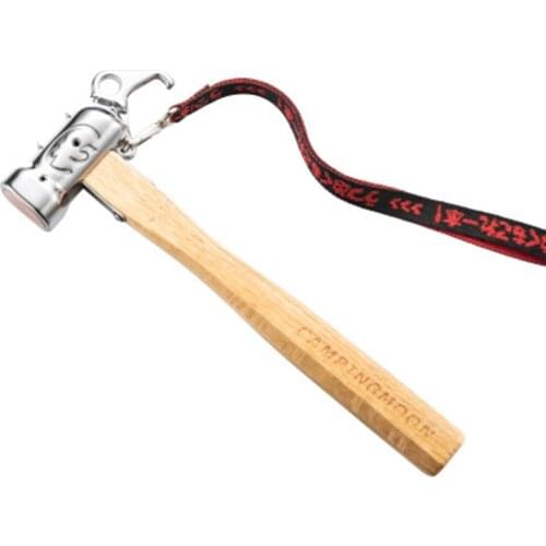 1 Pcs Tent Hammer Outdoor Hiking Camping Aluminum Alloy Multi-function Tent Hammer Stake Remove Mallet Heavy Duty Lightweight