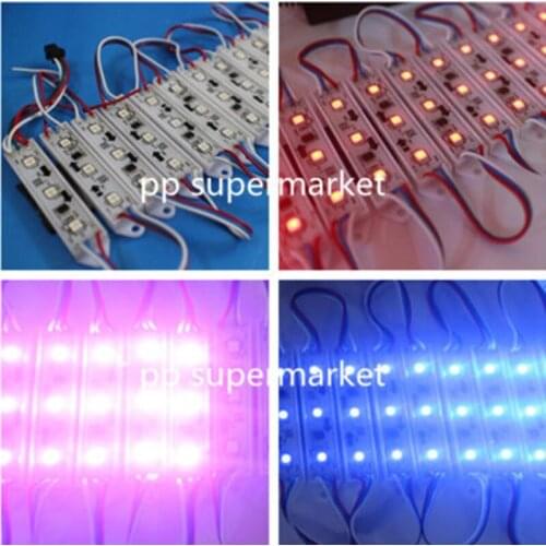 100pcs LED Pixel Digital Module 3LEDS 2811 IC 5050 RGB SMD DC 12V LED Waterproof Dream Color Led Pixel Module Light