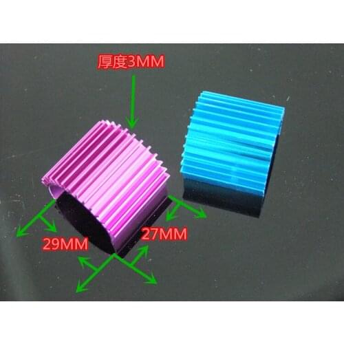 2PCS/Lot Radiator 380/390 motor heat sink model car accessories remote control car models 380/385/390/395 motor cooling heatsink