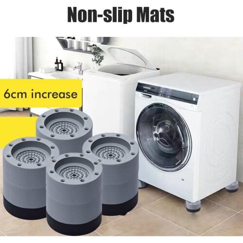 4PCS Washing Machine Refrigerator Feet Increase Non-Slip Shockproof Feet Reduce Noise Washing Machine Refrigerator Feet