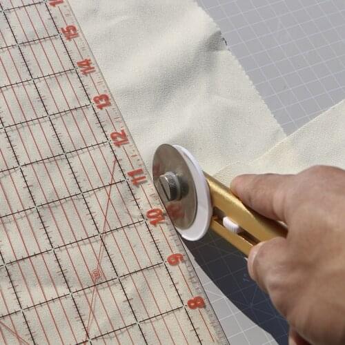 45mm Cloth Rotary Cutter Patchwork Roller Wheel Round Knife Leather Paper Fabric Cutter Cutting Tool