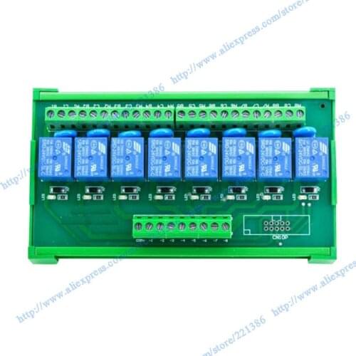 8 channels 12V 10A Relay Module driver board output amplifier board PLC board relay SRD-12VDC-SL-C NPN