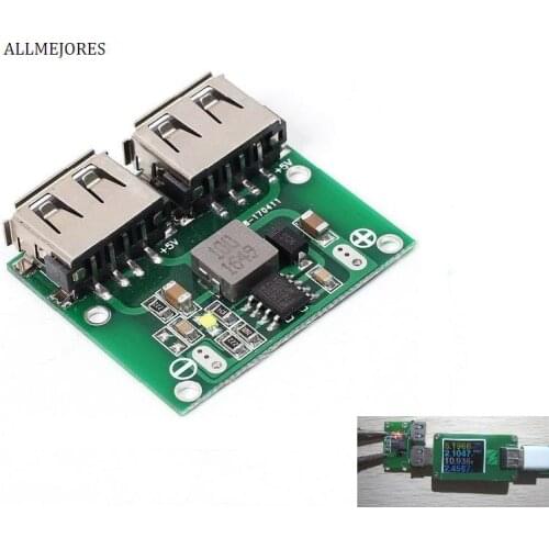 9V 12V 24V to 5V DC-DC Stepdown Voltage Regulator Dual USB Output Buck Voltage Board 3A Car Charge Charging Regulator 6-26V