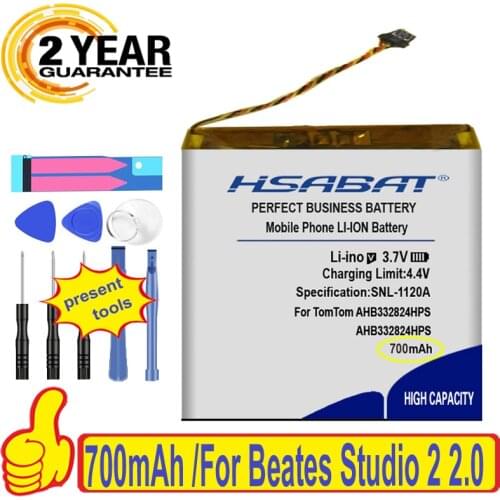 Top Brand 100% New AEC643333 Battery for Beates Studio 2 2.0 Wireless bluetooth Headphone PA-BT05 PA-BT02 Batteries + free gfit