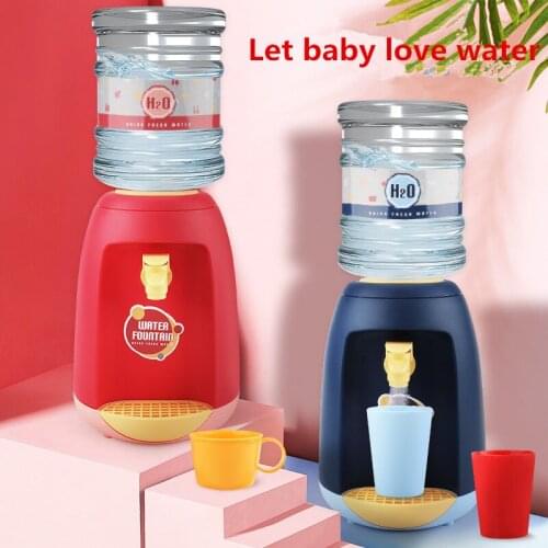 Children Kitchen Pretend Toys Mini Water Dispenser Toy Simulation Appliance Toy Role Playing Kitchen Toys Drinking Toys For Kid