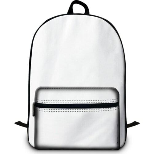 Dispalang Blank Sublimation Printing School Backpack For Student Children Fashion Bookbags With Logo Canvas Schoolbags For Teens