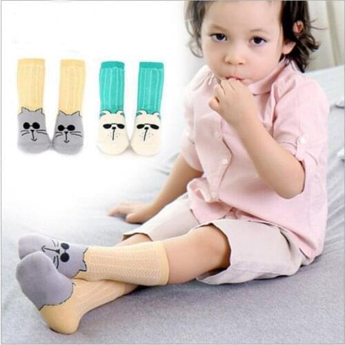 Toddlers Girls Boys Long Socks Lovely Baby Socks Animal Cartoon Infant Socks Anti-slip Unisex Socks newborns infantile 0-4 years