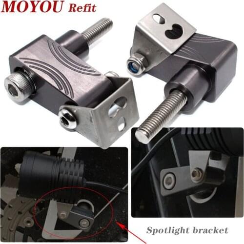 For HONDA XADV750 X-ADV 750 CRF1000L Africa Twin ABS/DCT Motorcycle Lower Fork Spotlight Holder Lights lamp Mounting bracket