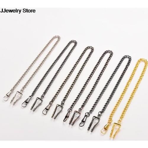 For Antique Quartz Women Men Vintage Pocket Watch 5 colors New Bronze Alloy Chain 1pc