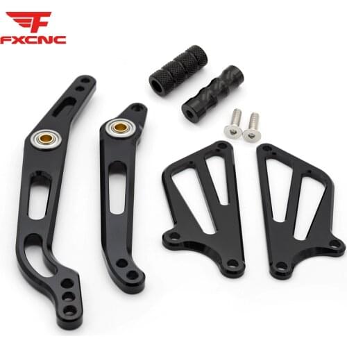 For Yamaha YZF R6 2006-2014 CNC Aluminum Alloy Motorcycle Rearset Footrest Footpeg Pedal Rear set Foot rest Accessories Part